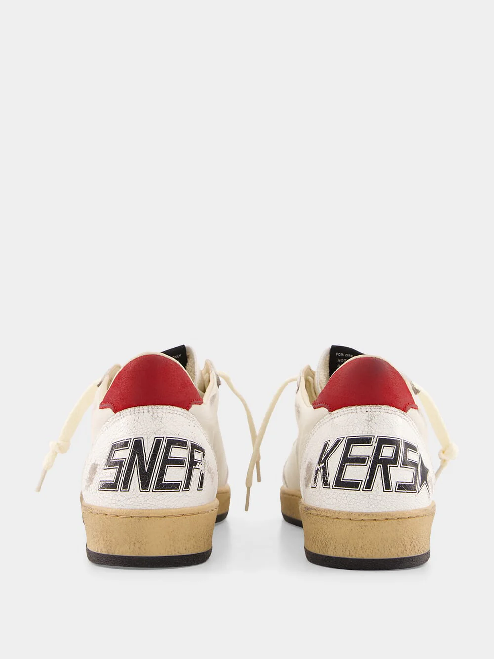 White Ball Star Leather Sneaker - Image 5