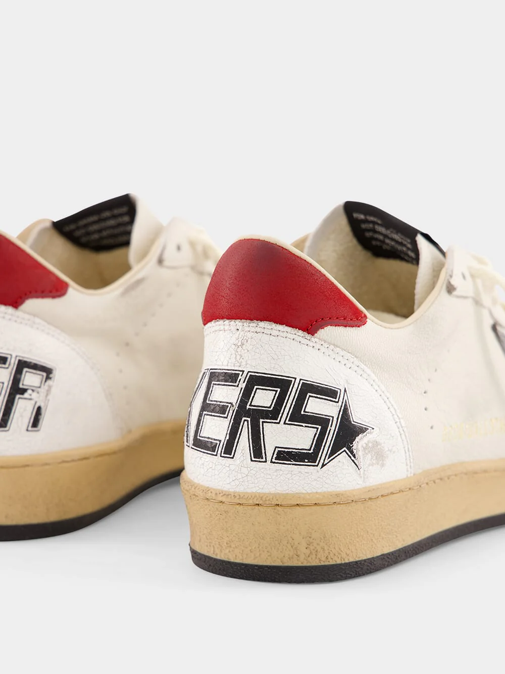 White Ball Star Leather Sneaker - Image 6