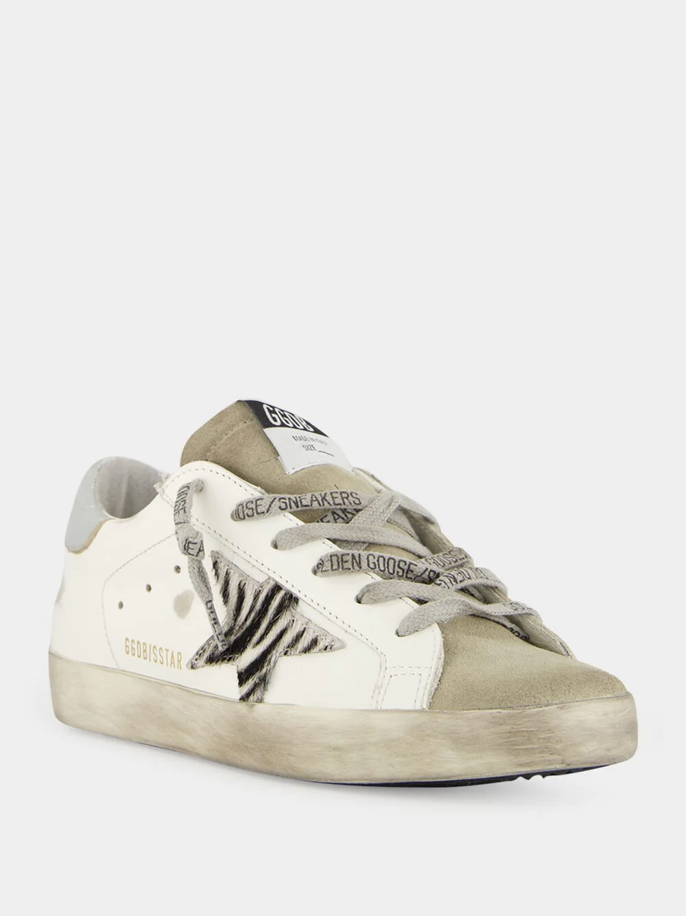 Zebra Pony Star Leather Super-Star Sneakers - Image 2