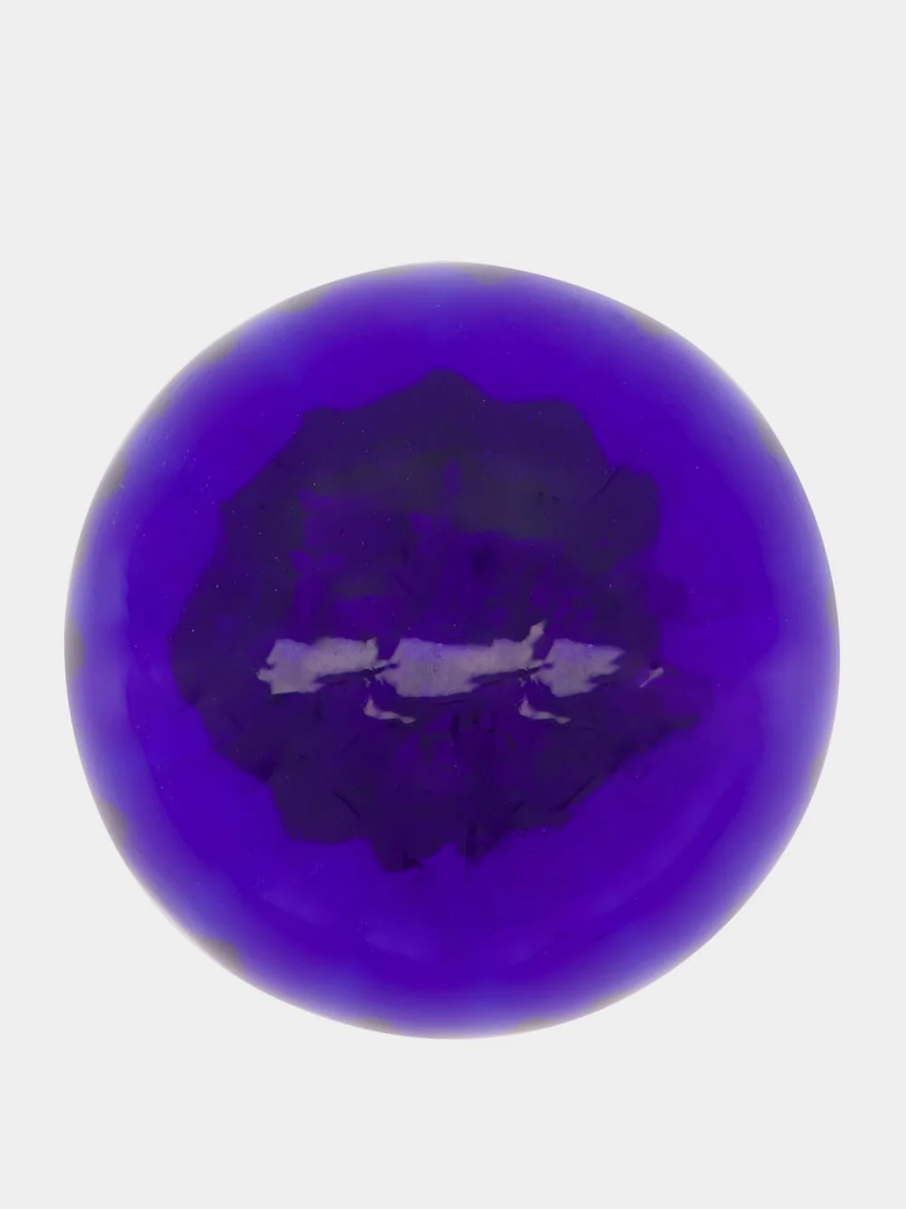 Blue Hand-Blown Knob Sculpture - Image 2