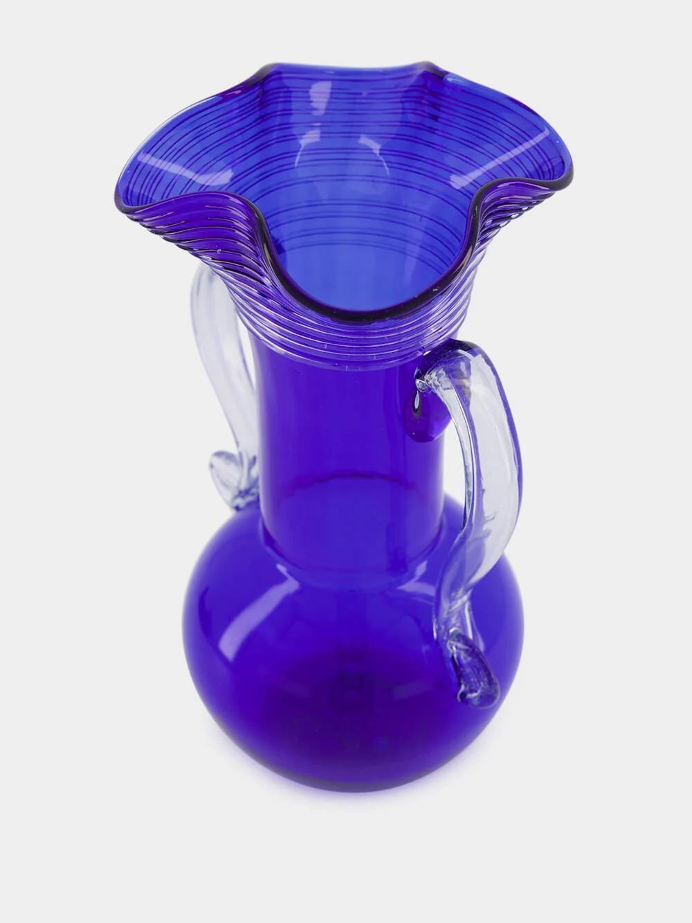 Ibis Blue Glass Vase - Image 3