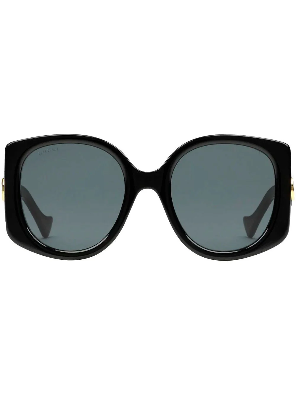 1257 Black Square Sunglasses
