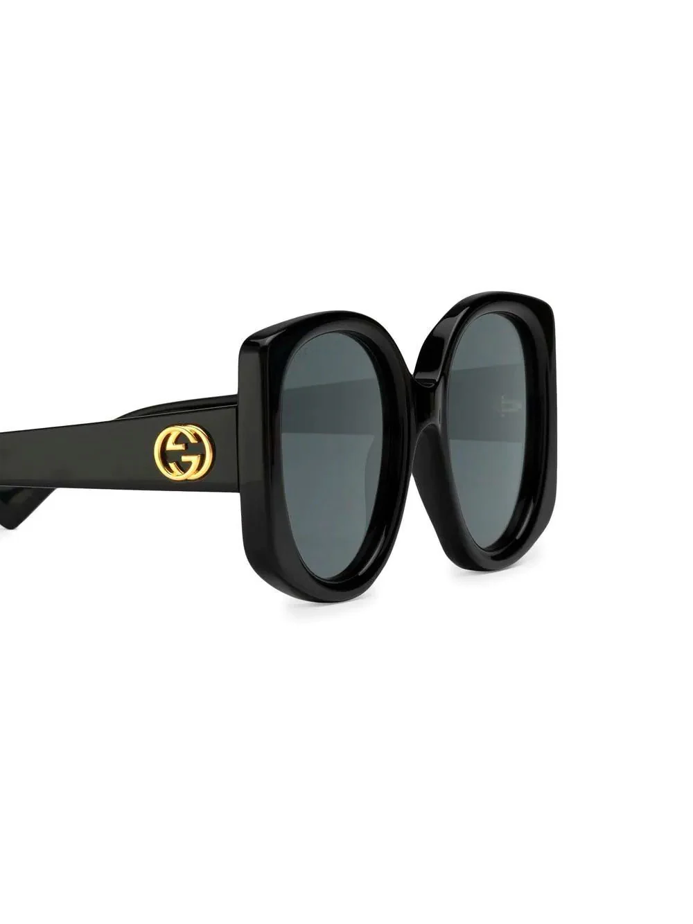 1257 Black Square Sunglasses - Image 3