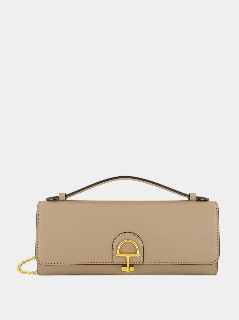 73 Clutch in Taupe Leather