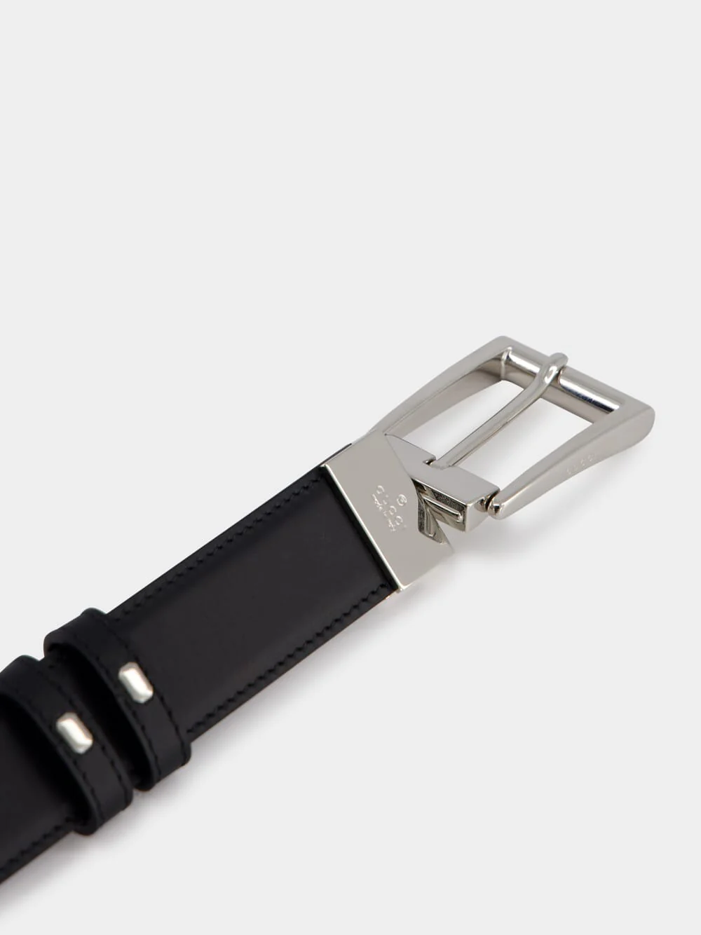 Black and Blue Reversible Belt - Image 4
