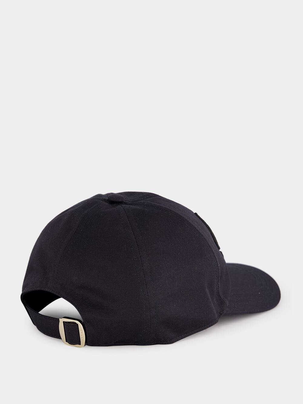 Black Baseball Hat with Embroidery - Image 2