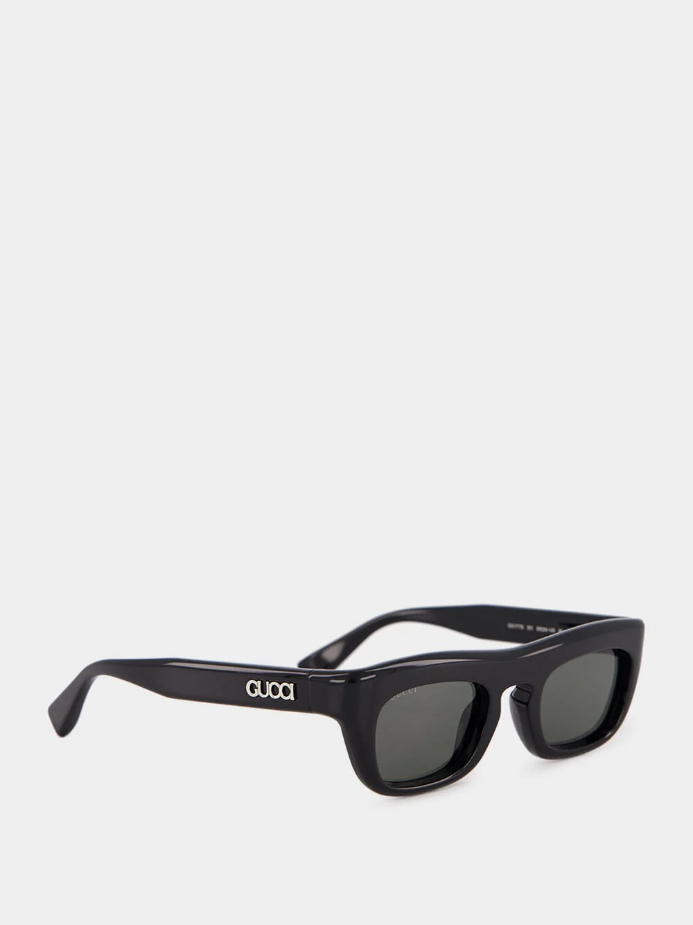 Black Rectangular Frame Sunglasses - Image 2