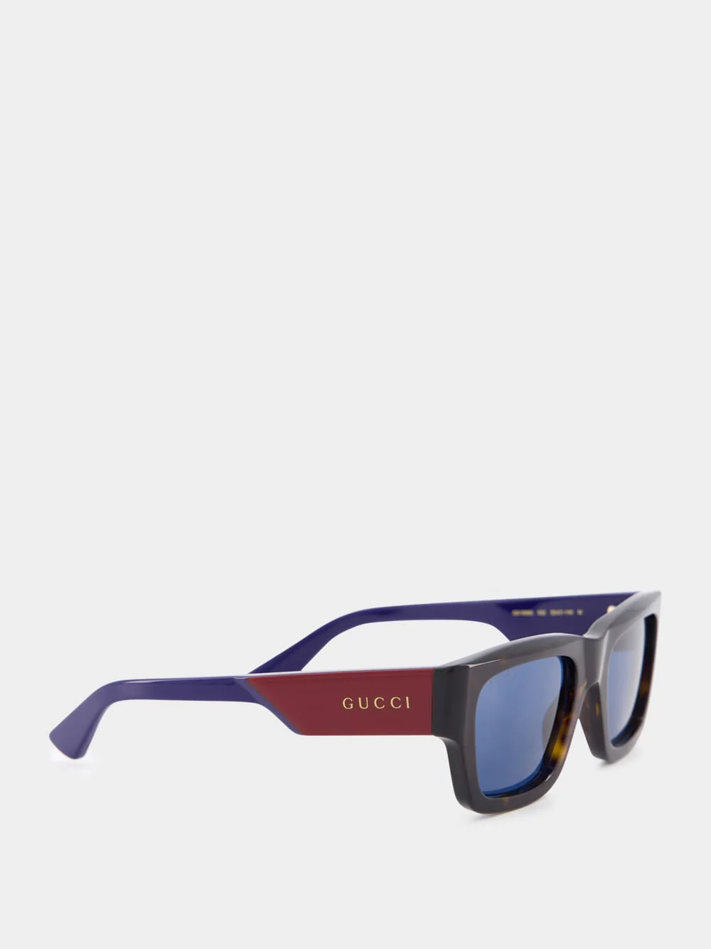Brown Sunglasses With Dark Tortoiseshell Acetate Tips - Image 2