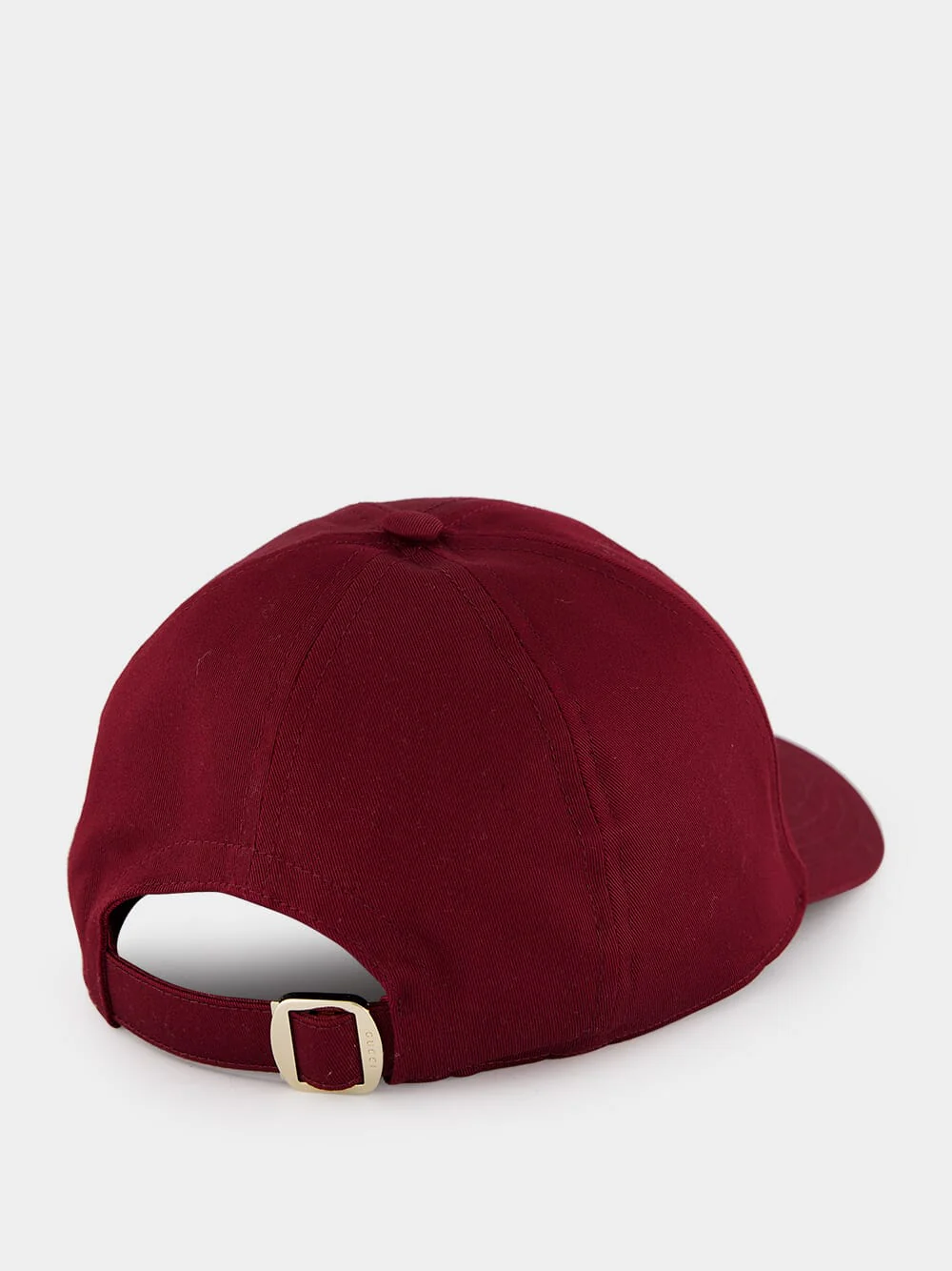 Burgundy Baseball Hat with Embroidery - Image 2