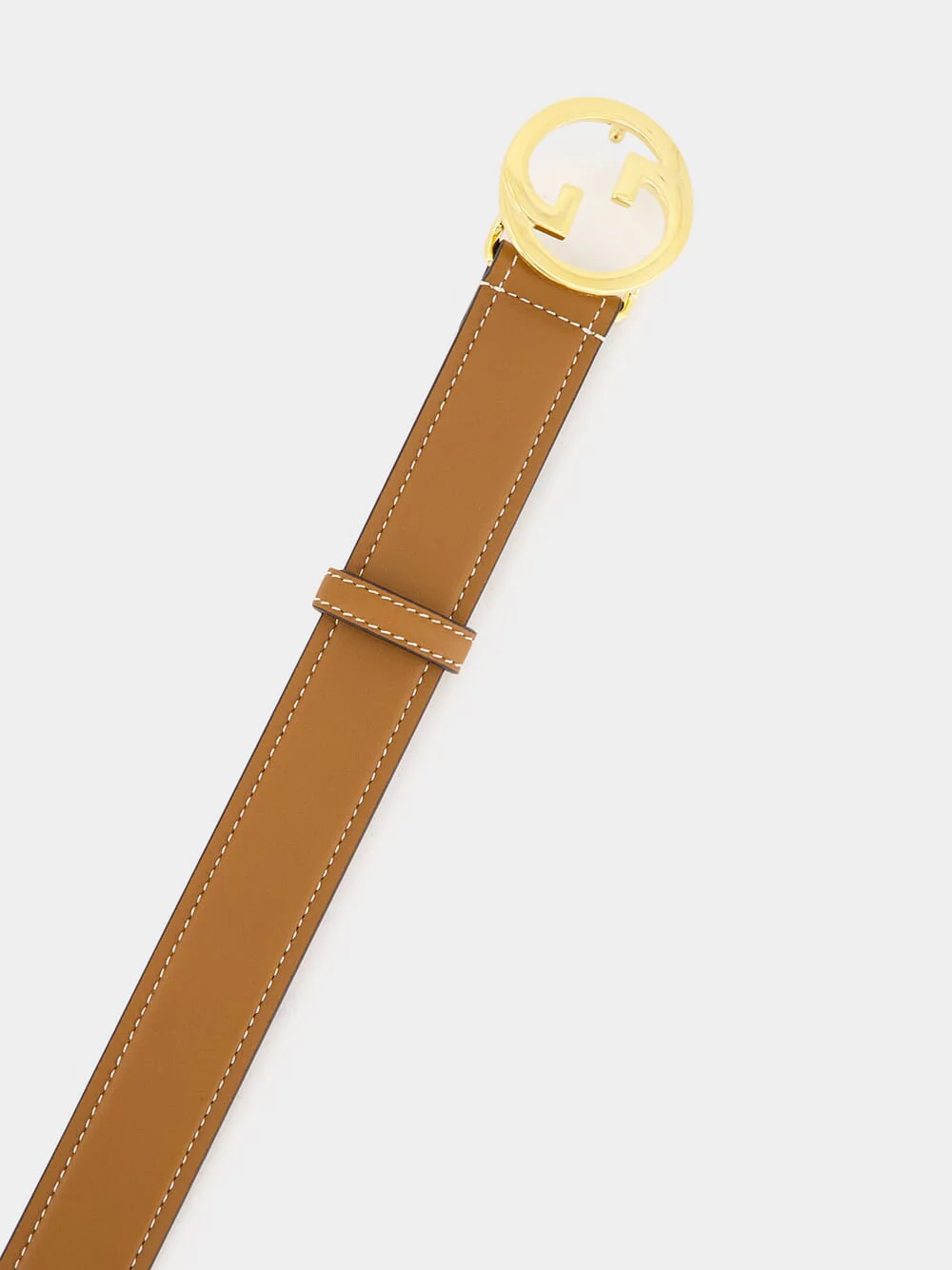 Camel Blondie Leather Belt - Image 2