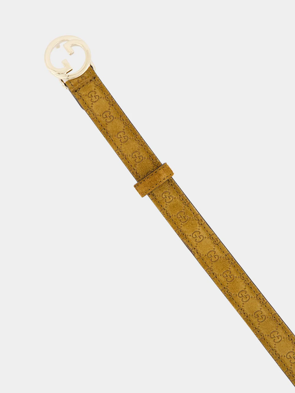 Camel Gucci Blondie Thin Belt - Image 2