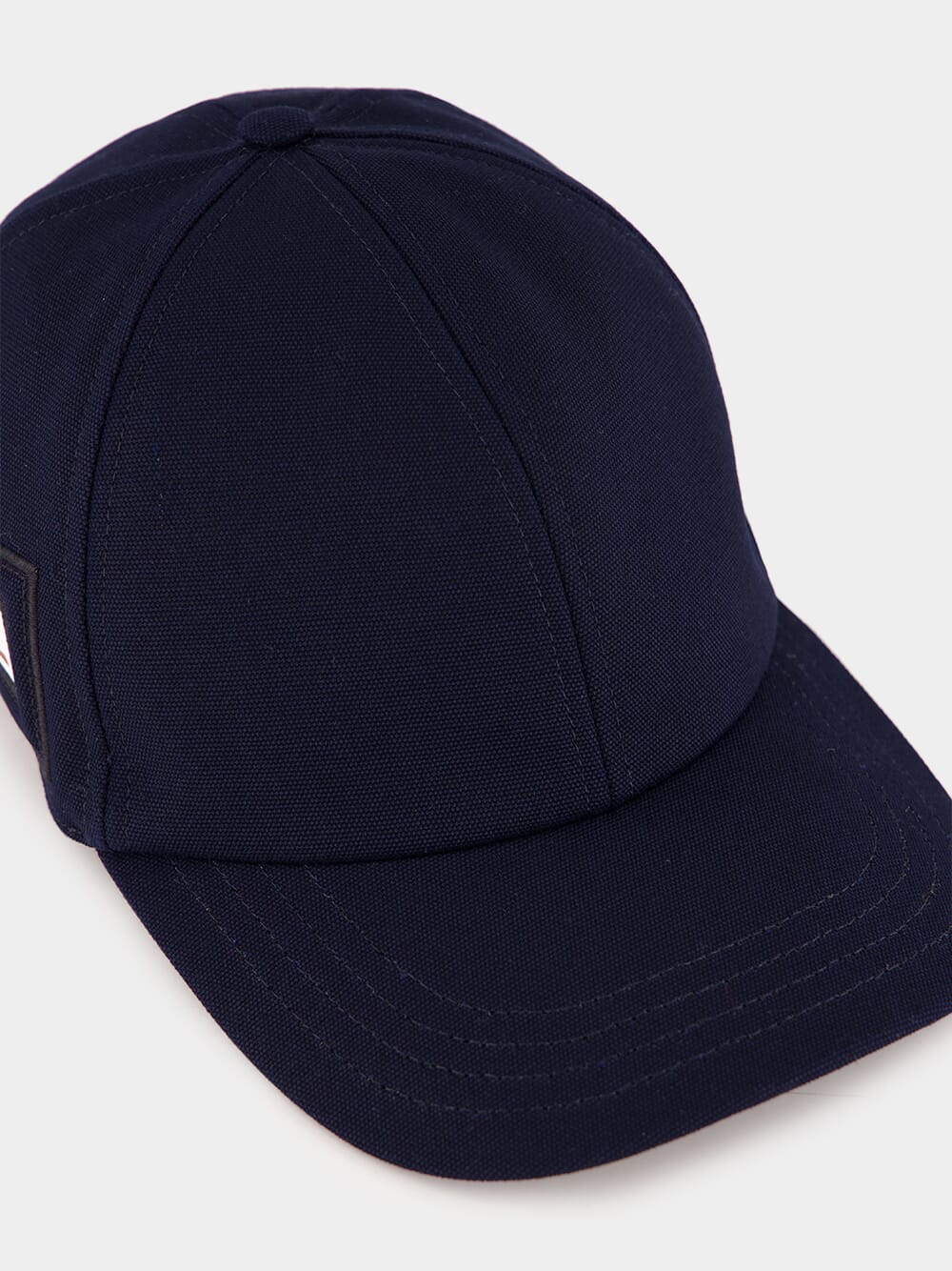 Dark Blue Cotton Canvas Baseball Hat - Image 3