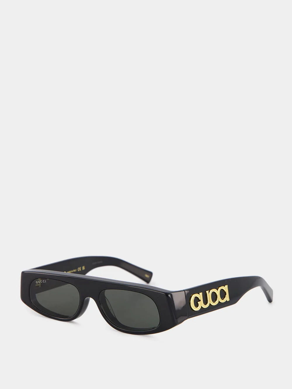 Geometric Black Frame Sunglasses - Image 3