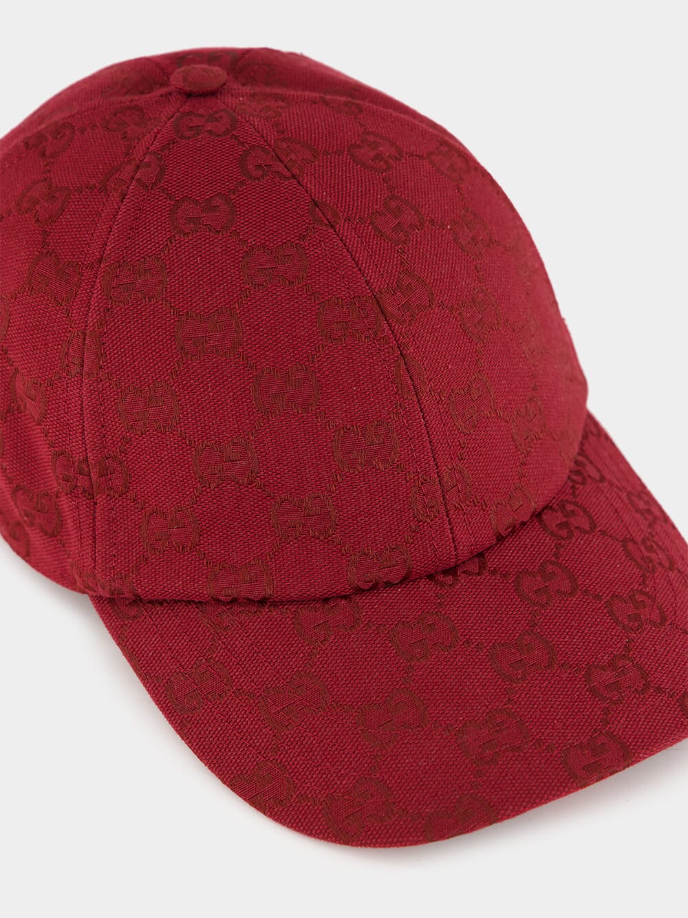 GG Canvas Baseball Hat in Ancora Red - Image 3