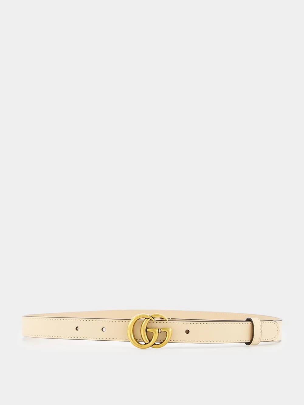GG Marmont Thin Leather Belt