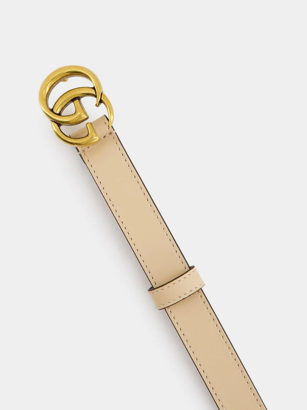 GG Marmont Thin Leather Belt - Image 2
