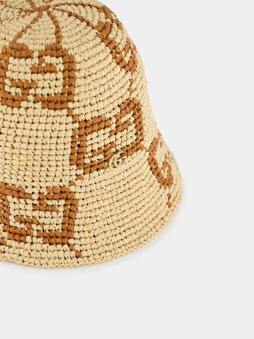 GG Raffia Bucket Hat - Image 3