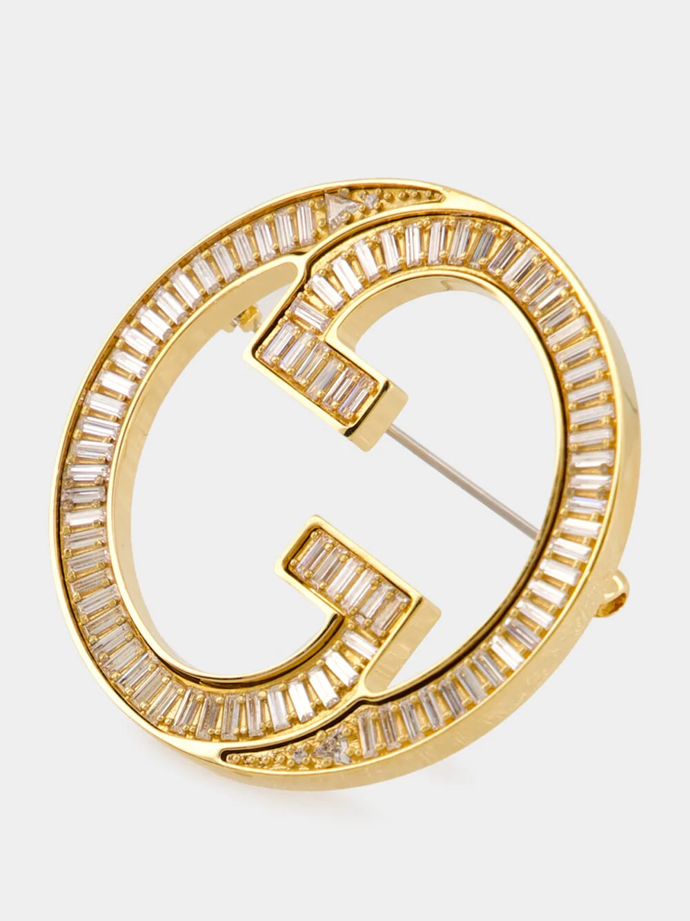 Gold Blondie Crystal Brooch - Image 2