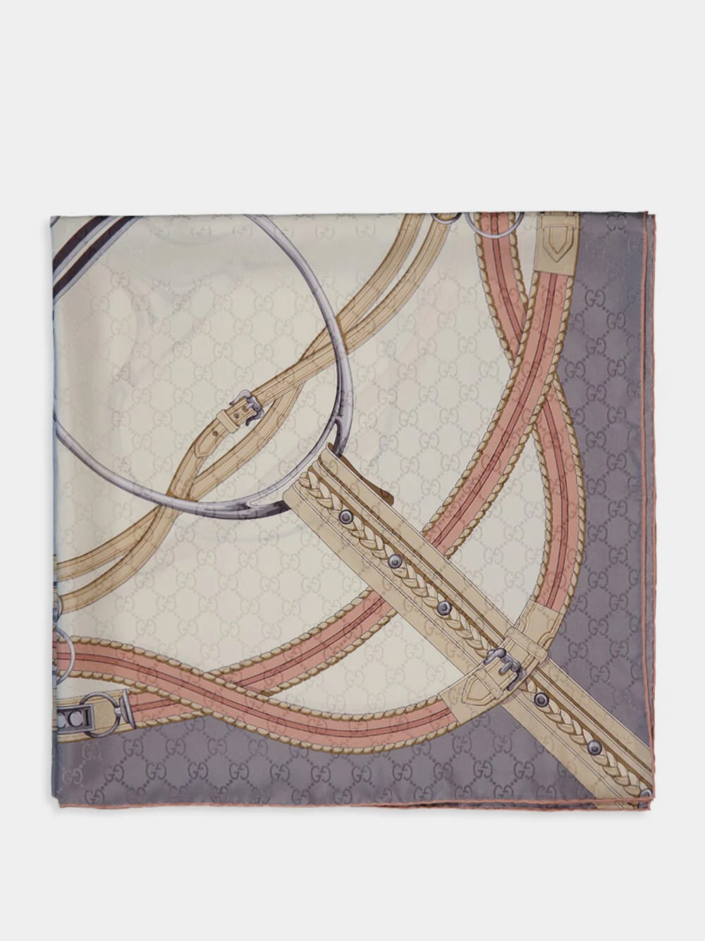 Horsebit Silk Scarf - Image 2