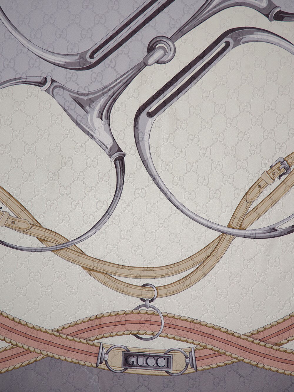 Horsebit Silk Scarf - Image 3