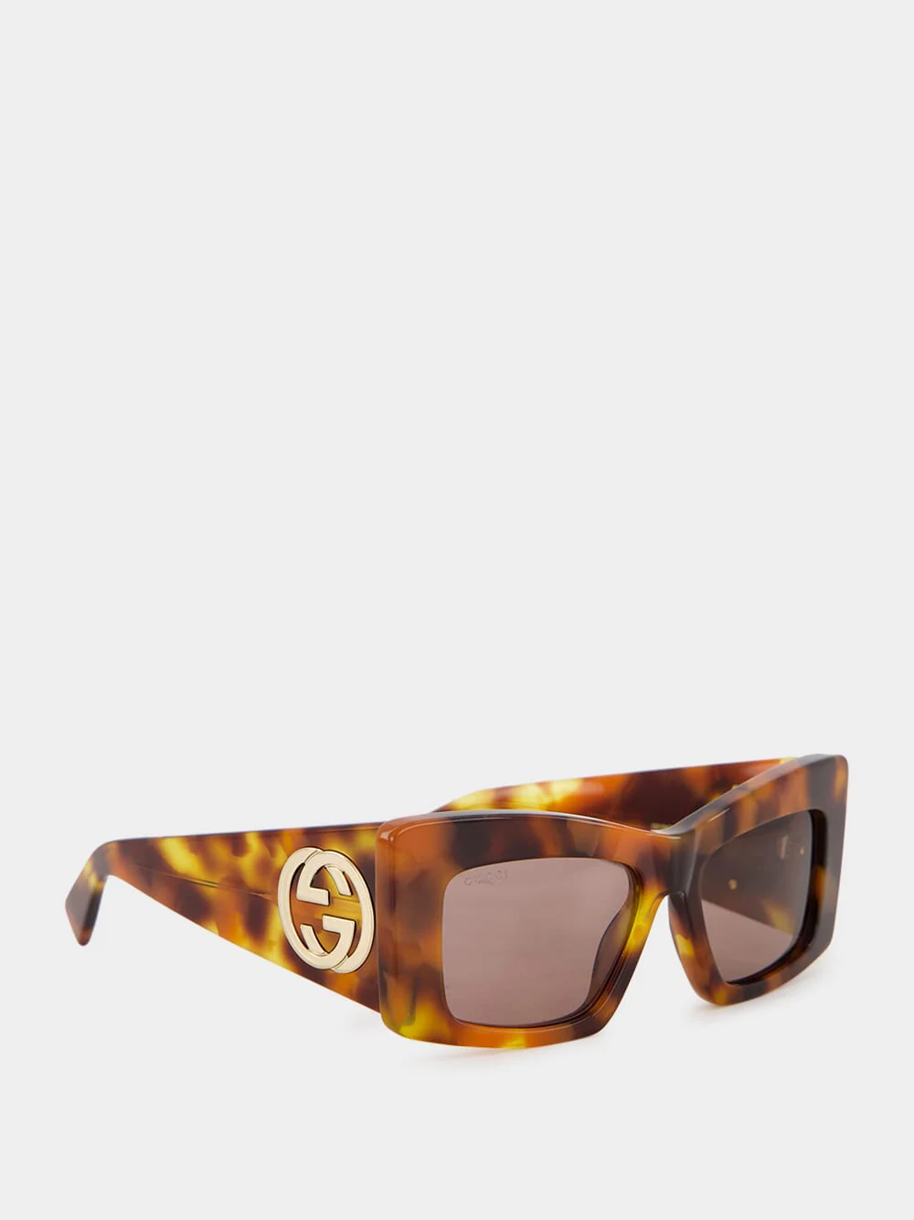 Light Brown Square Frame Sunglasses - Image 2