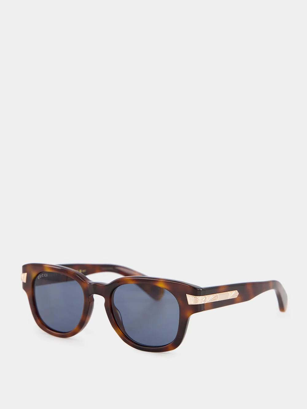 Tortoiseshell Oval-Shaped Frame Sunglasses  - Image 3
