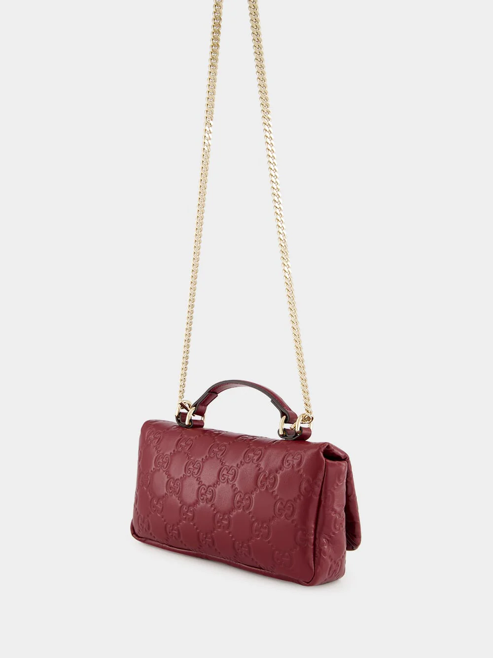 Ancora Red GG Milano Mini Top Handle Bag - Image 5