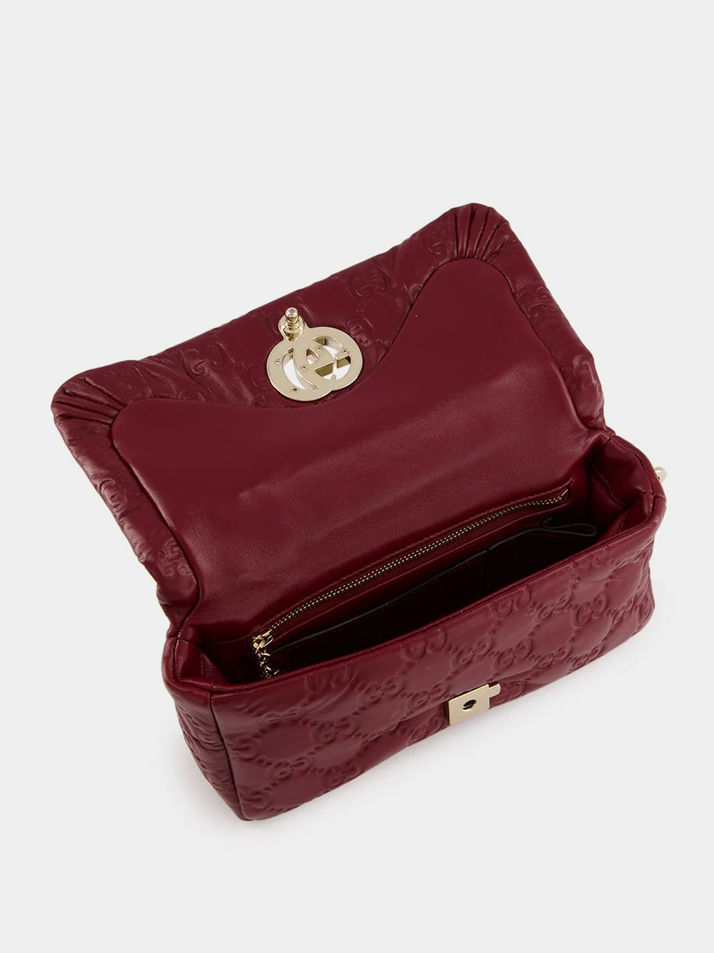 Ancora Red GG Milano Mini Top Handle Bag - Image 6