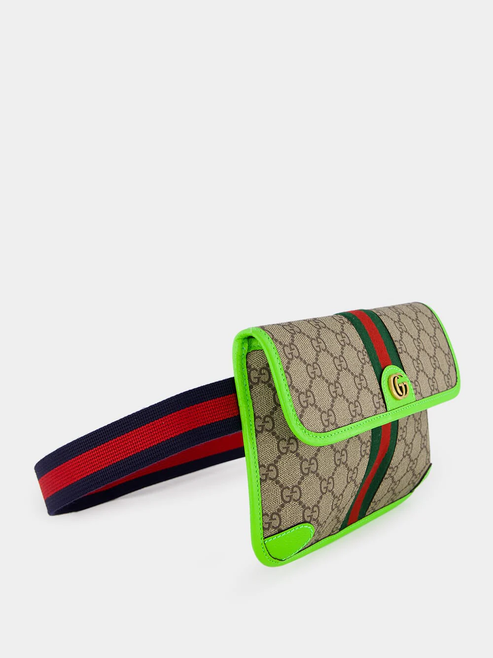 Ophidia Green GG Small Belt Bag - Image 2
