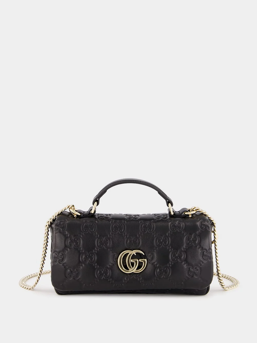 Black GG Milano Mini Top Handle Bag