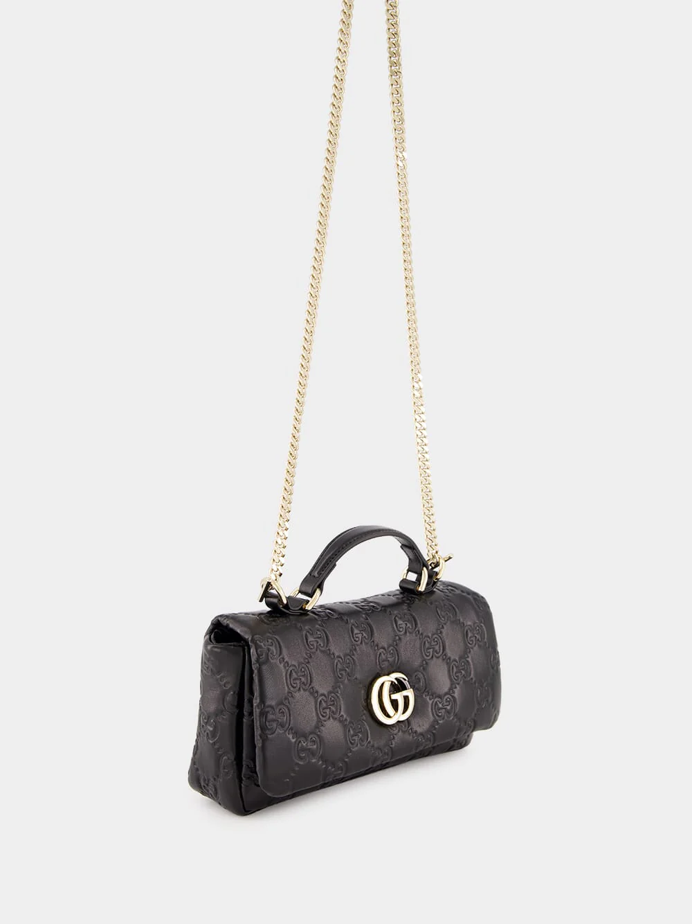 Black GG Milano Mini Top Handle Bag - Image 3