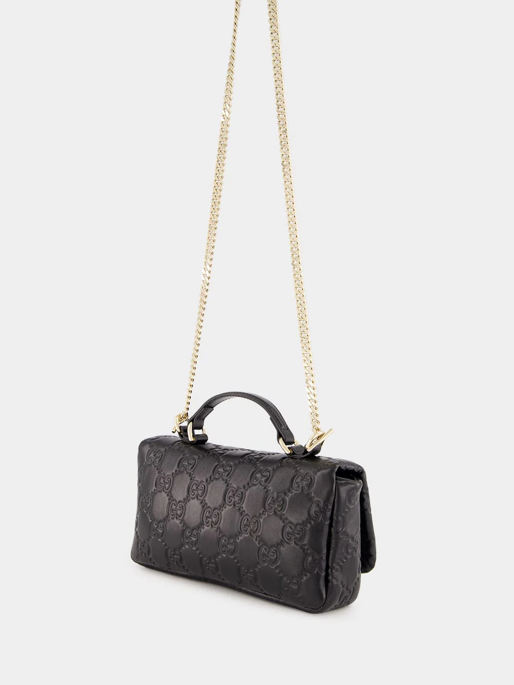 Black GG Milano Mini Top Handle Bag - Image 5