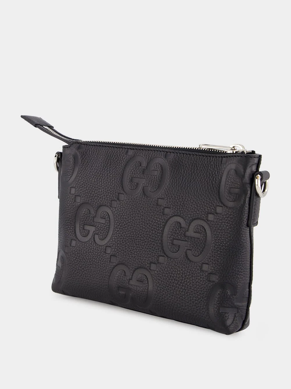 Black Jumbo GG Messenger Bag - Image 5