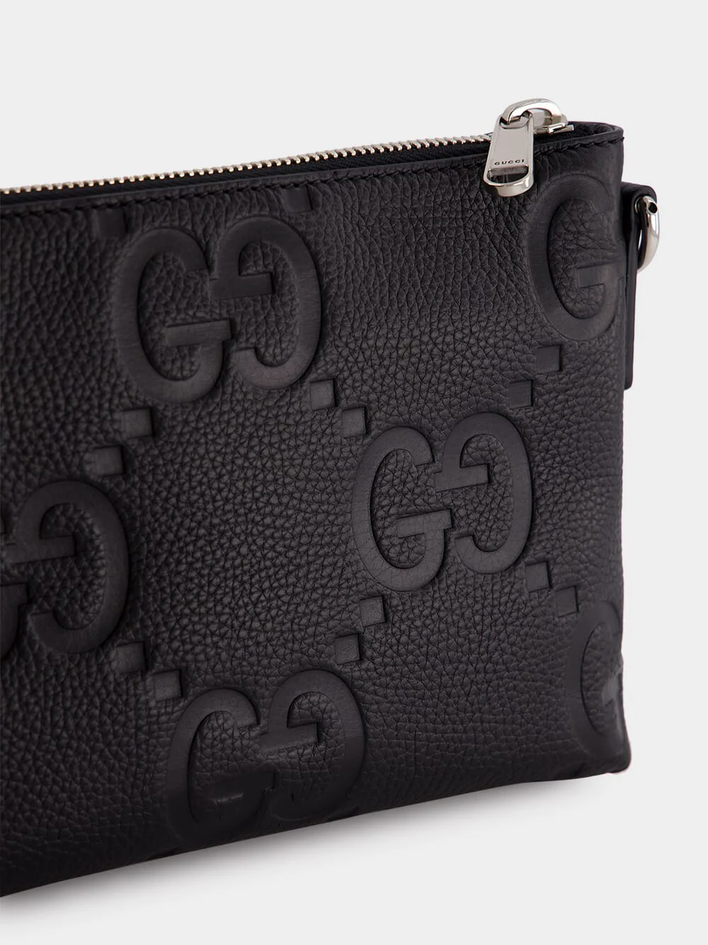 Black Jumbo GG Messenger Bag - Image 7