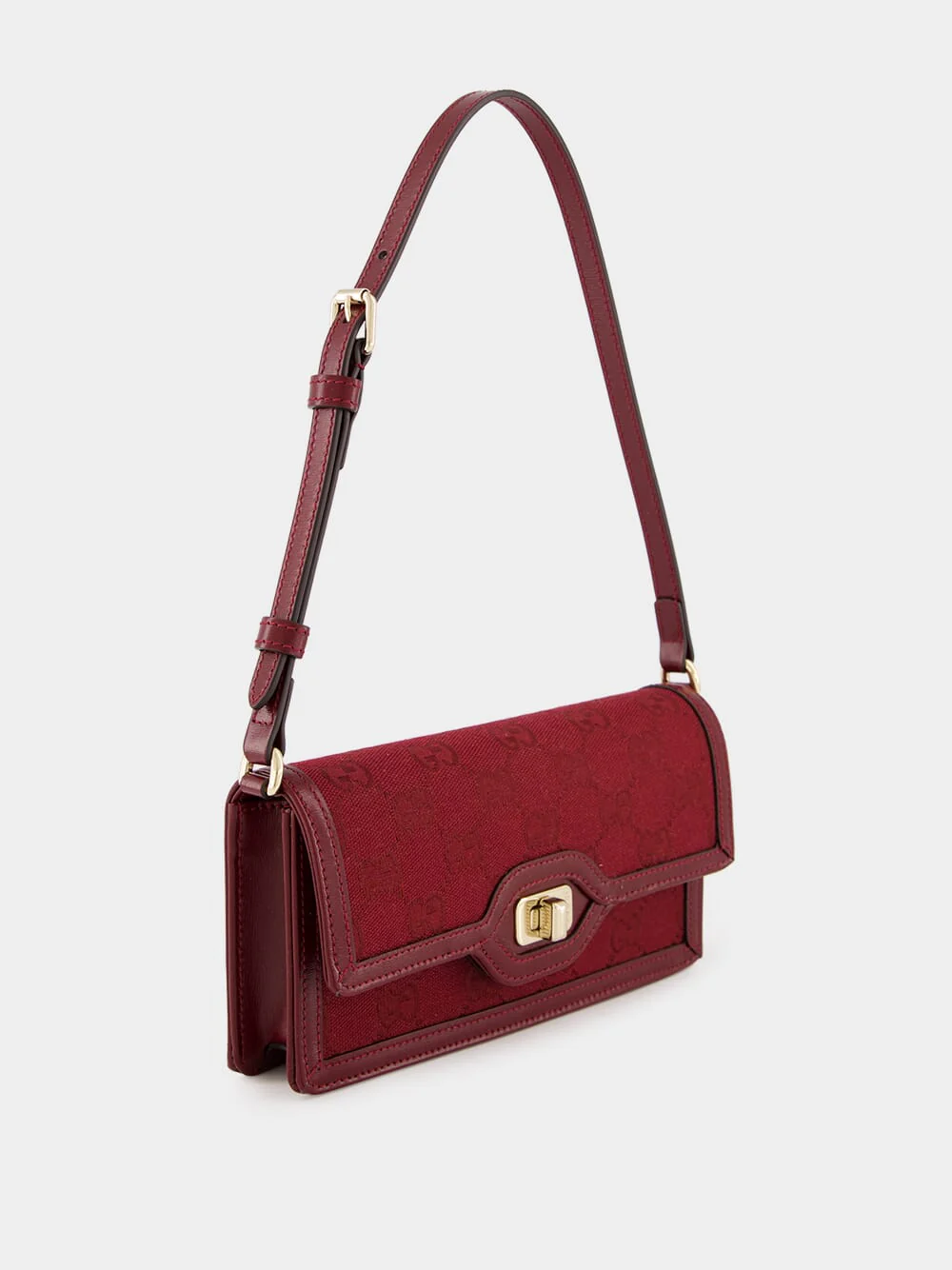 Burgundy Luce Mini Shoulder Bag - Image 2