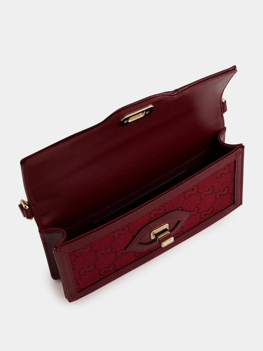 Burgundy Luce Mini Shoulder Bag - Image 5