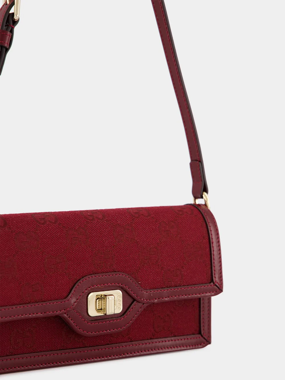 Burgundy Luce Mini Shoulder Bag - Image 6
