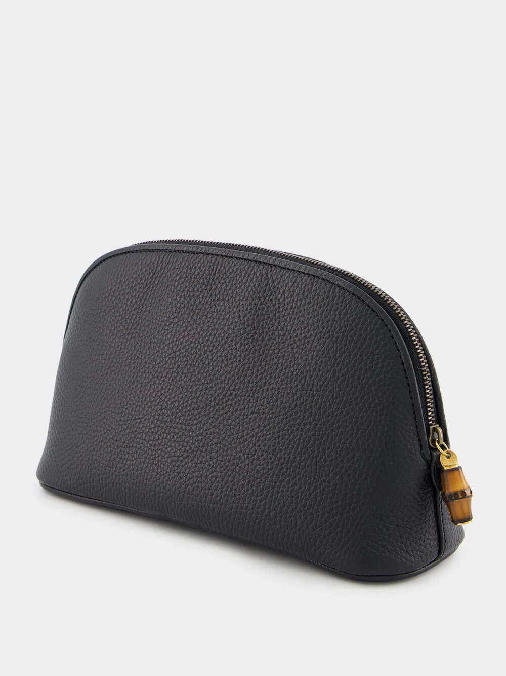 Double G-Plaque Leather Make-Up Bag - Image 4