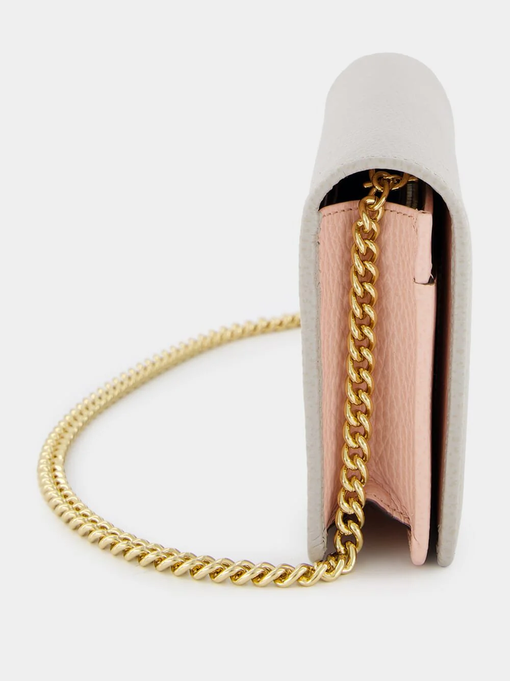 GG Marmont Grey Mini Chain Bag - Image 3
