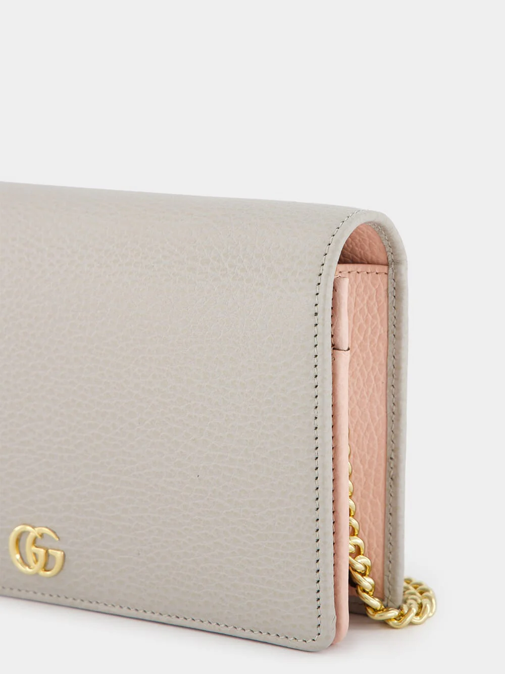 GG Marmont Grey Mini Chain Bag - Image 7