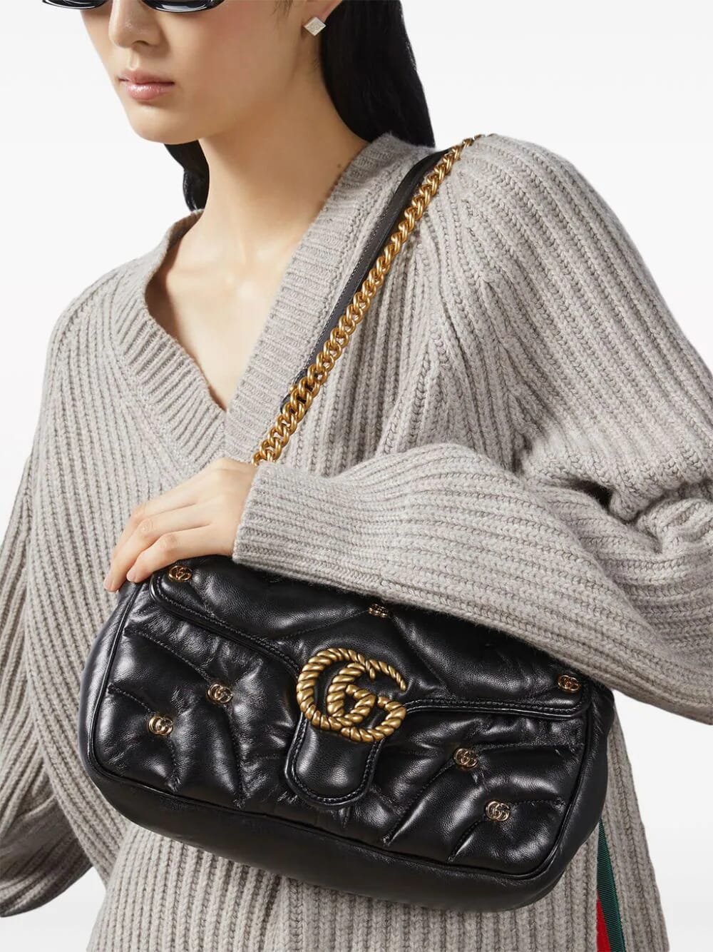 GG Marmont Small Shoulder Bag - Image 9