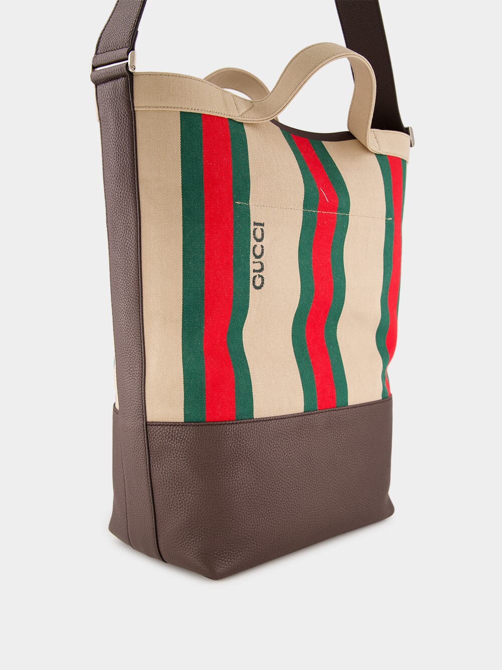 Large Tote Bag with Web Stripe - Image 3