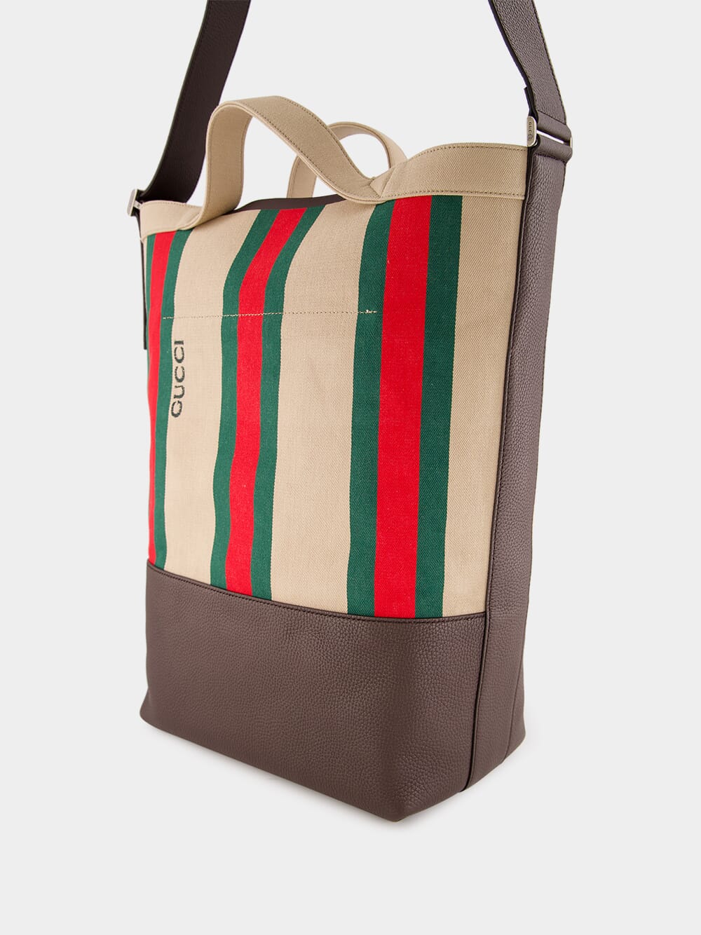 Large Tote Bag with Web Stripe - Image 5