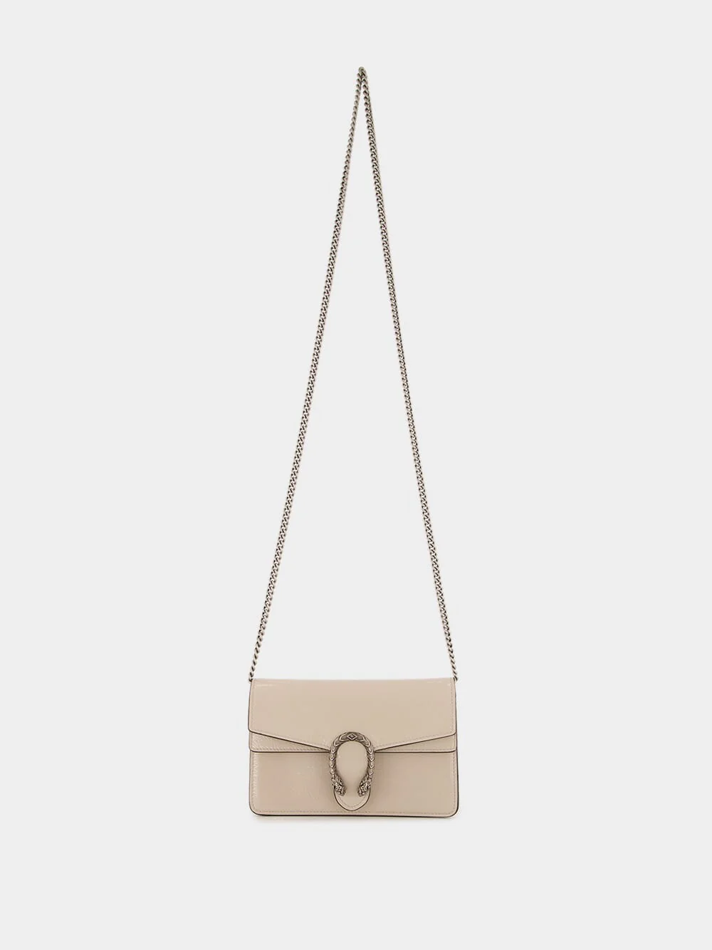 Light Grey Patent Dionysus Super Mini Bag - Image 2