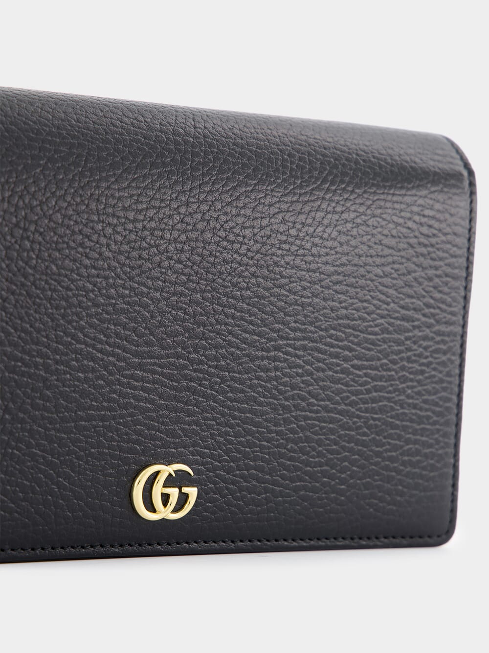 Mini Chain Black Leather Bag - Image 6