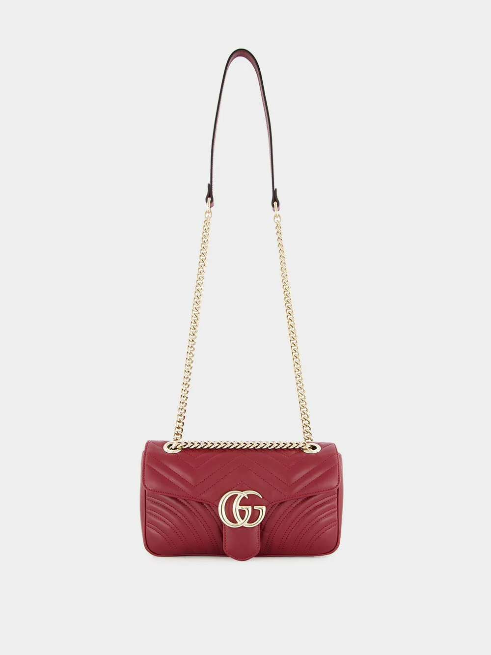 Rosso Ancora GG Marmont Small Shoulder Bag - Image 2