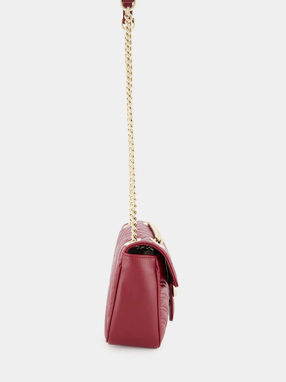 Rosso Ancora GG Marmont Small Shoulder Bag - Image 4