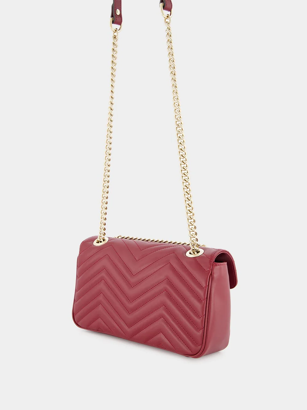 Rosso Ancora GG Marmont Small Shoulder Bag - Image 5