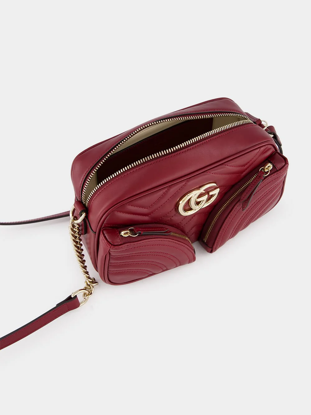 Rosso Ancora GG Marmont Small Shoulder Bag - Image 6