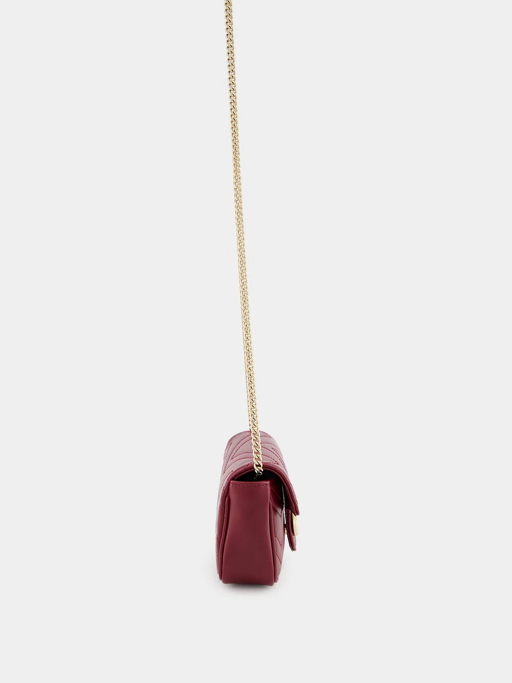 Rosso Ancora GG Marmont Super Mini Bag - Image 4